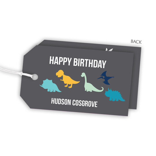 Dinosaurs Hanging Gift Tags